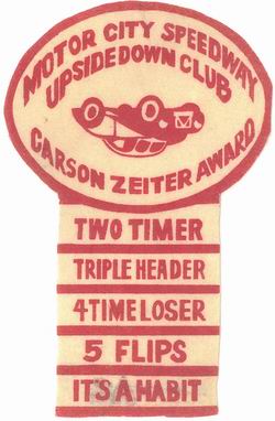 Motor City Speedway - Upside Down Club From Steve Wolski